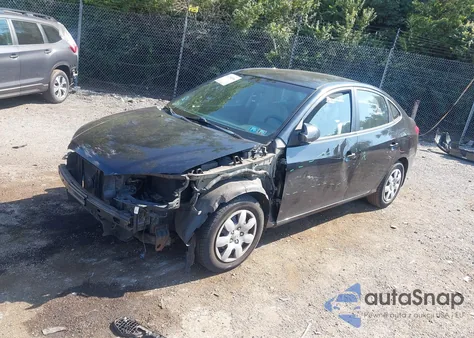 2008 Hyundai Elantra Gls/Se из США, поврежденный, VIN KMHDU46D38U501455